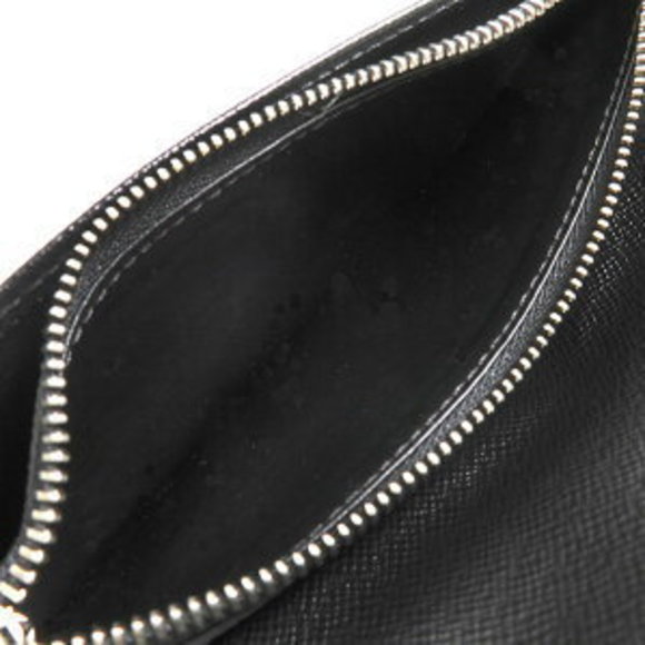 LOUIS VUITTON Long Wallet Portefeuille Braza Graphite Black Bifold Black - Picture 7 of 9